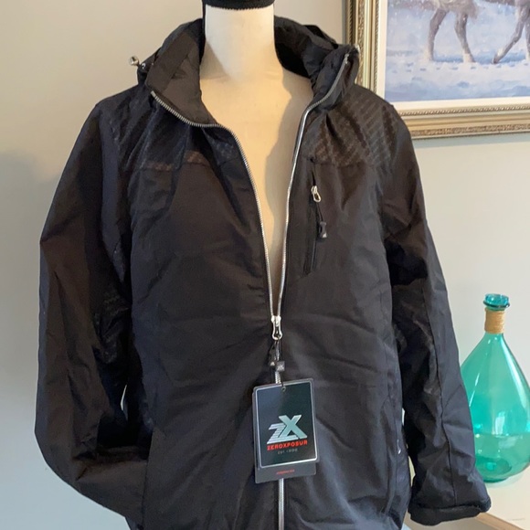 Zeroxposur Black Insulated Jacket NWT - Picture 5 of 16